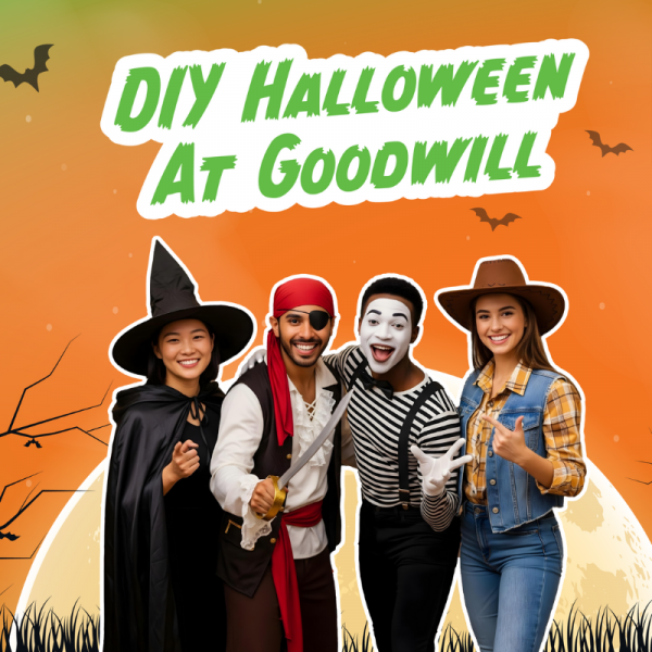 Last-Minute Haunts? DIY Halloween, Goodwill Style!